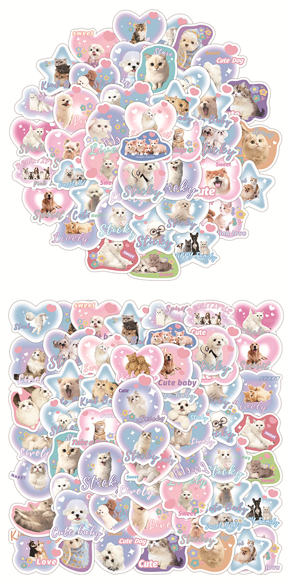  ファンシー動物ステッカー3