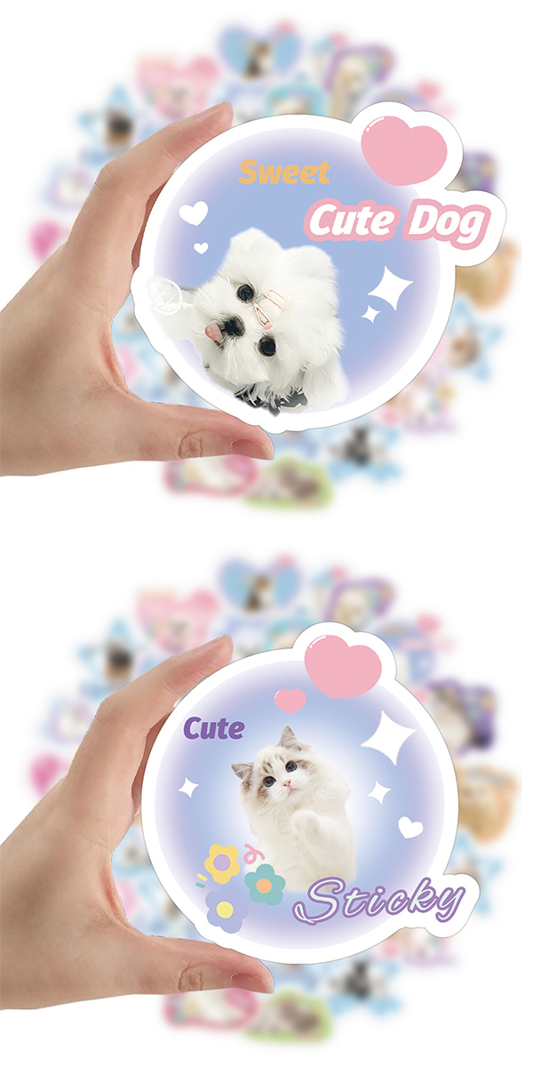  ファンシー動物ステッカー4