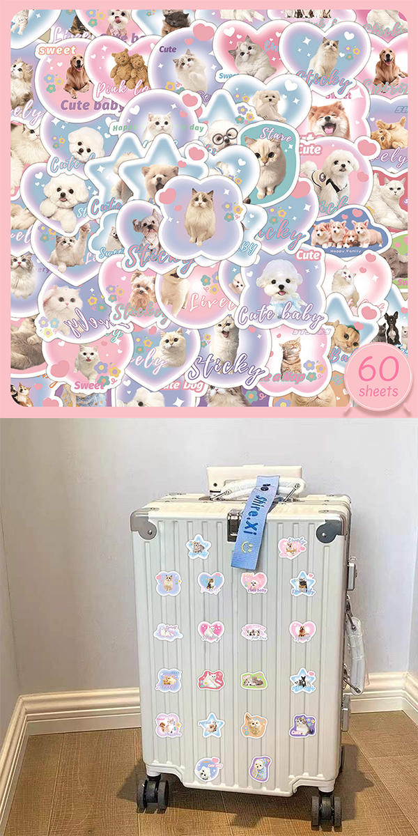  ファンシー動物ステッカー6