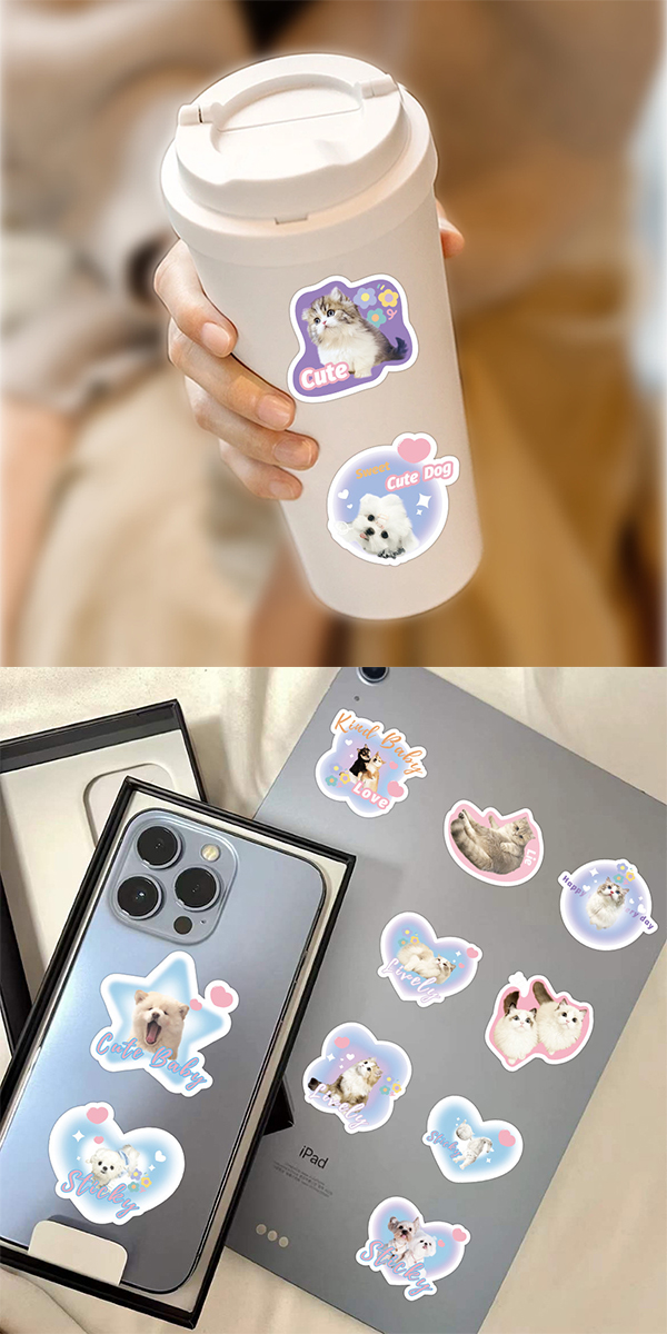  ファンシー動物ステッカー7