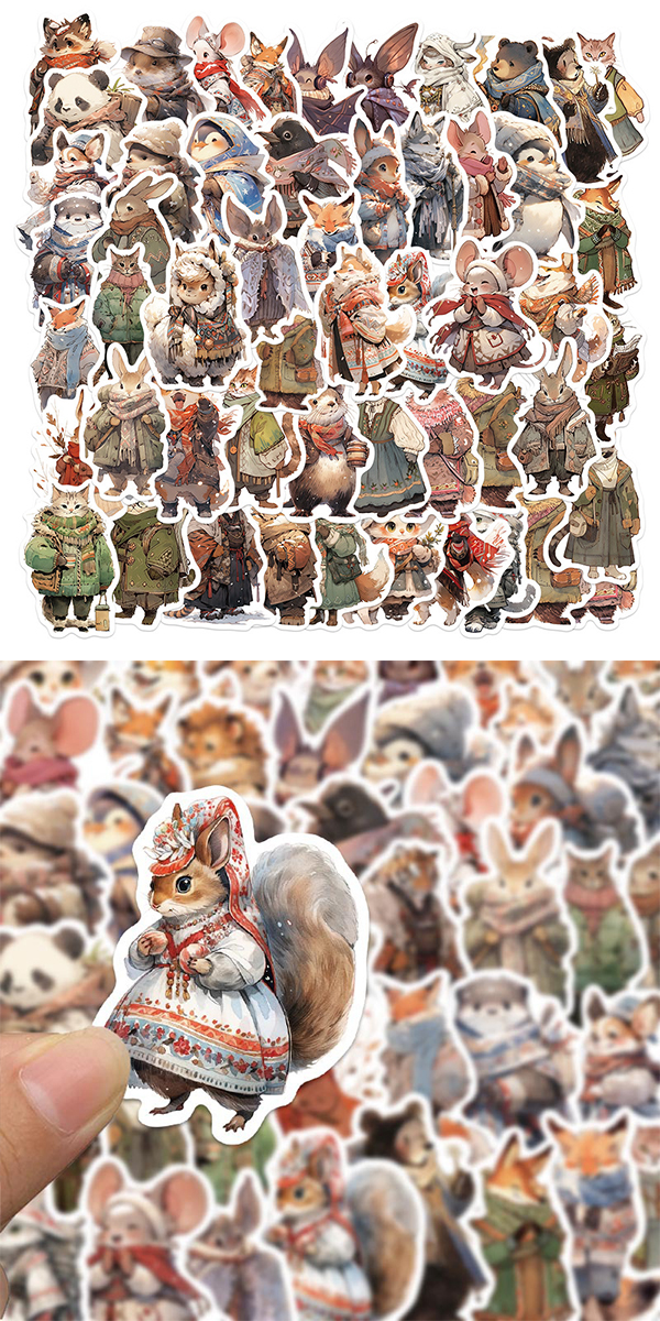  ファンタジー動物ステッカー3