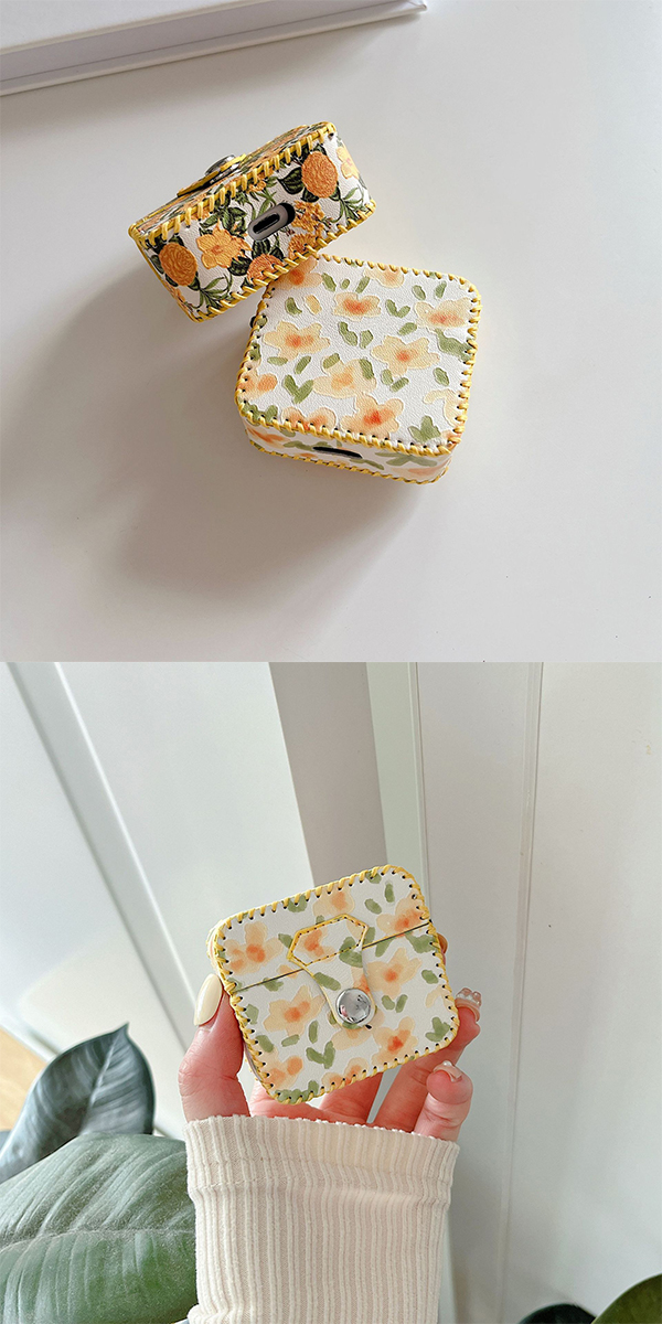 花柄AirPodsケース_3