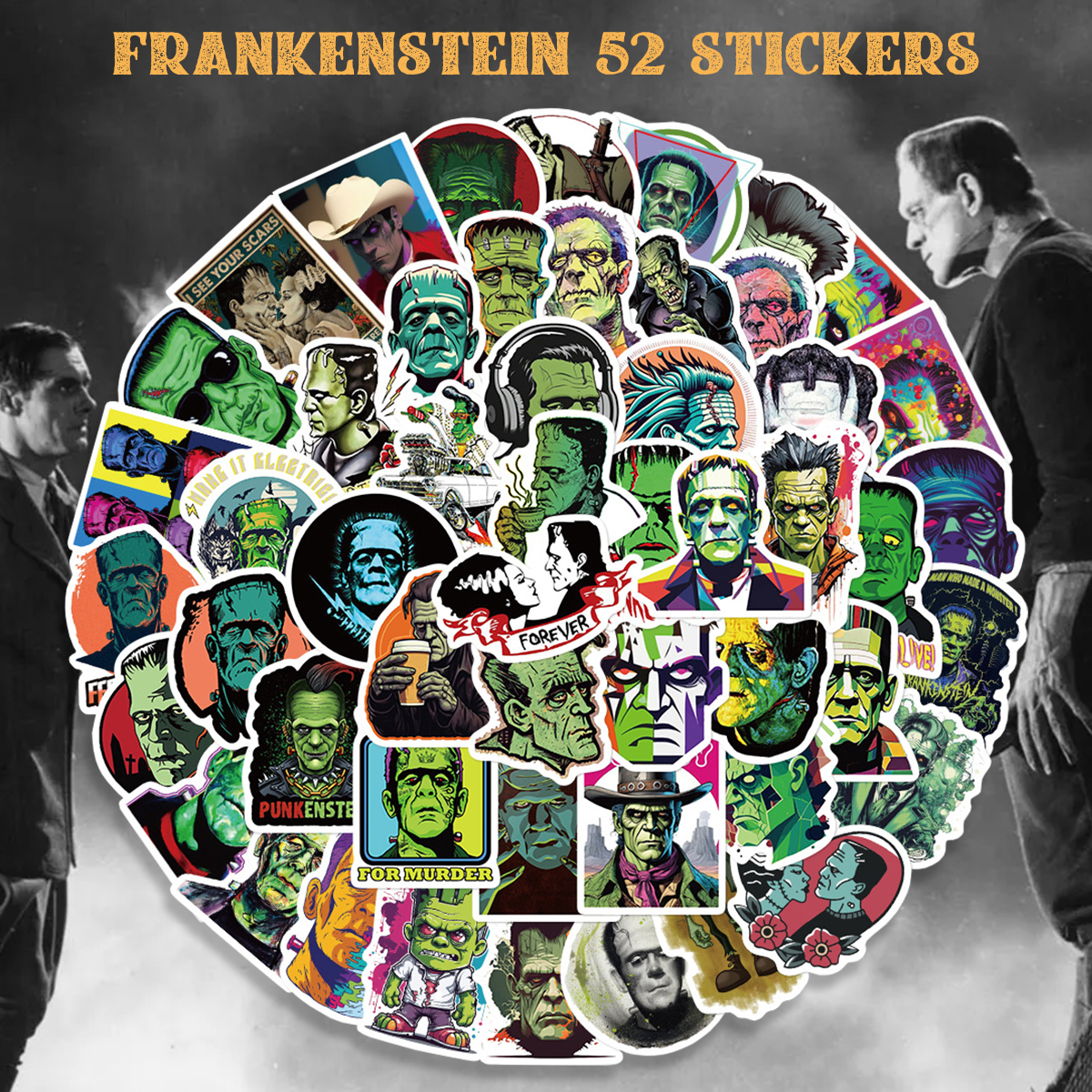  フランケンシュタイン ステッカー1