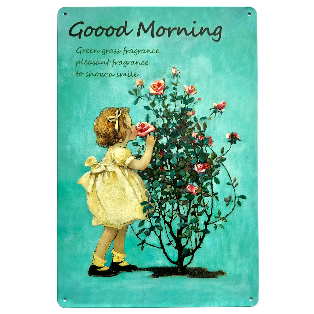 ガーデニング ブリキ看板 20cm×30cm 園芸 観葉植物 ハーブ 草花