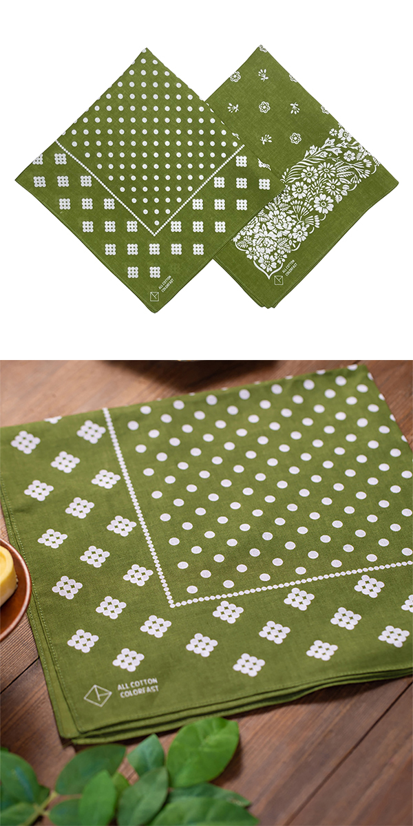 グリーンバンダナ5