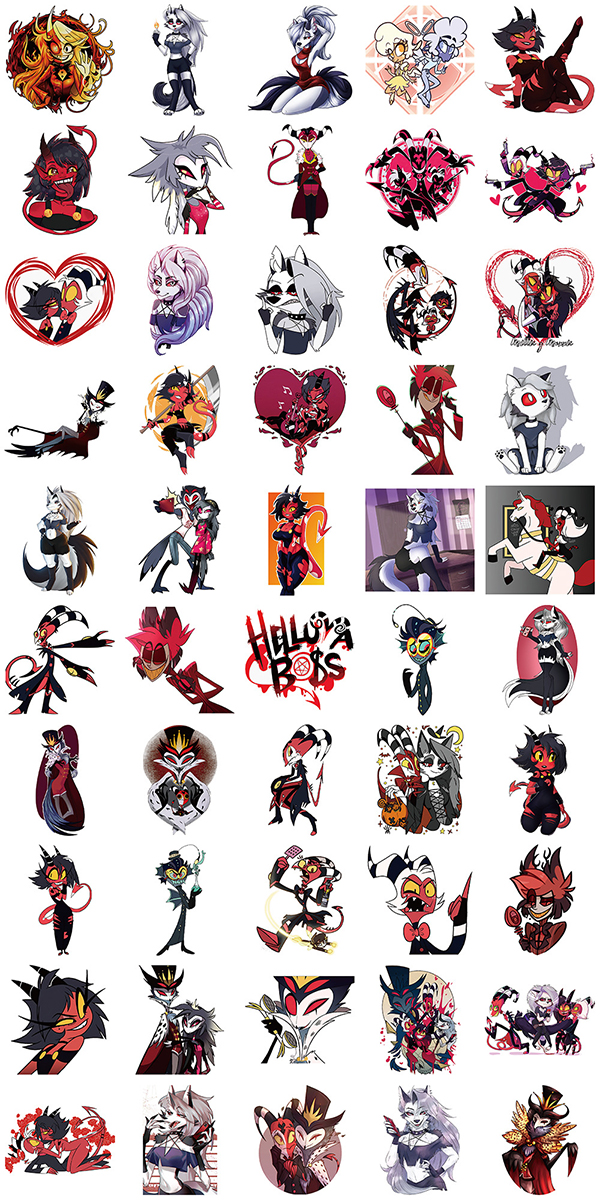 ヘルヴァボス ステッカー13