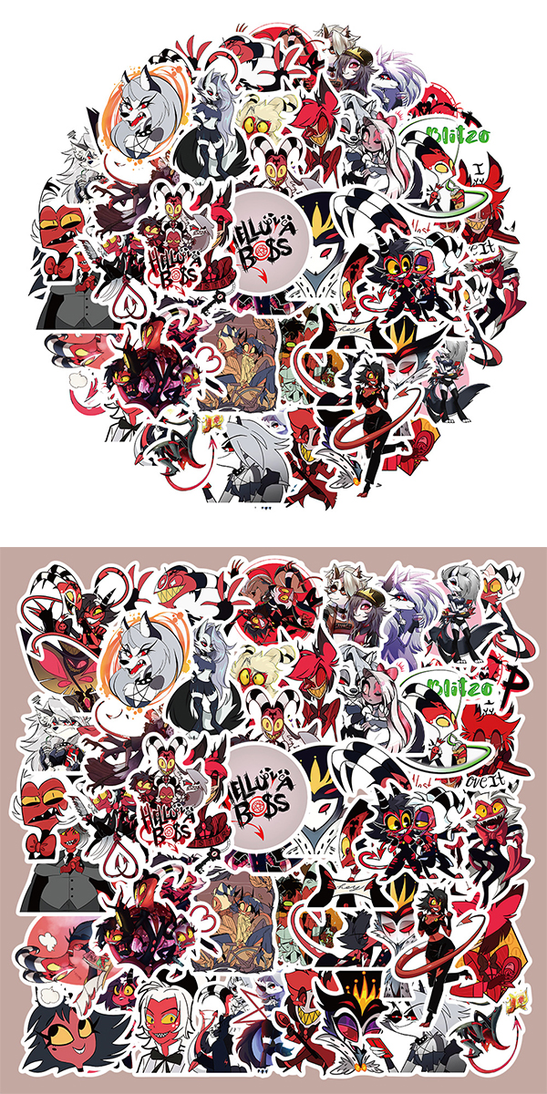 ヘルヴァボス ステッカー9