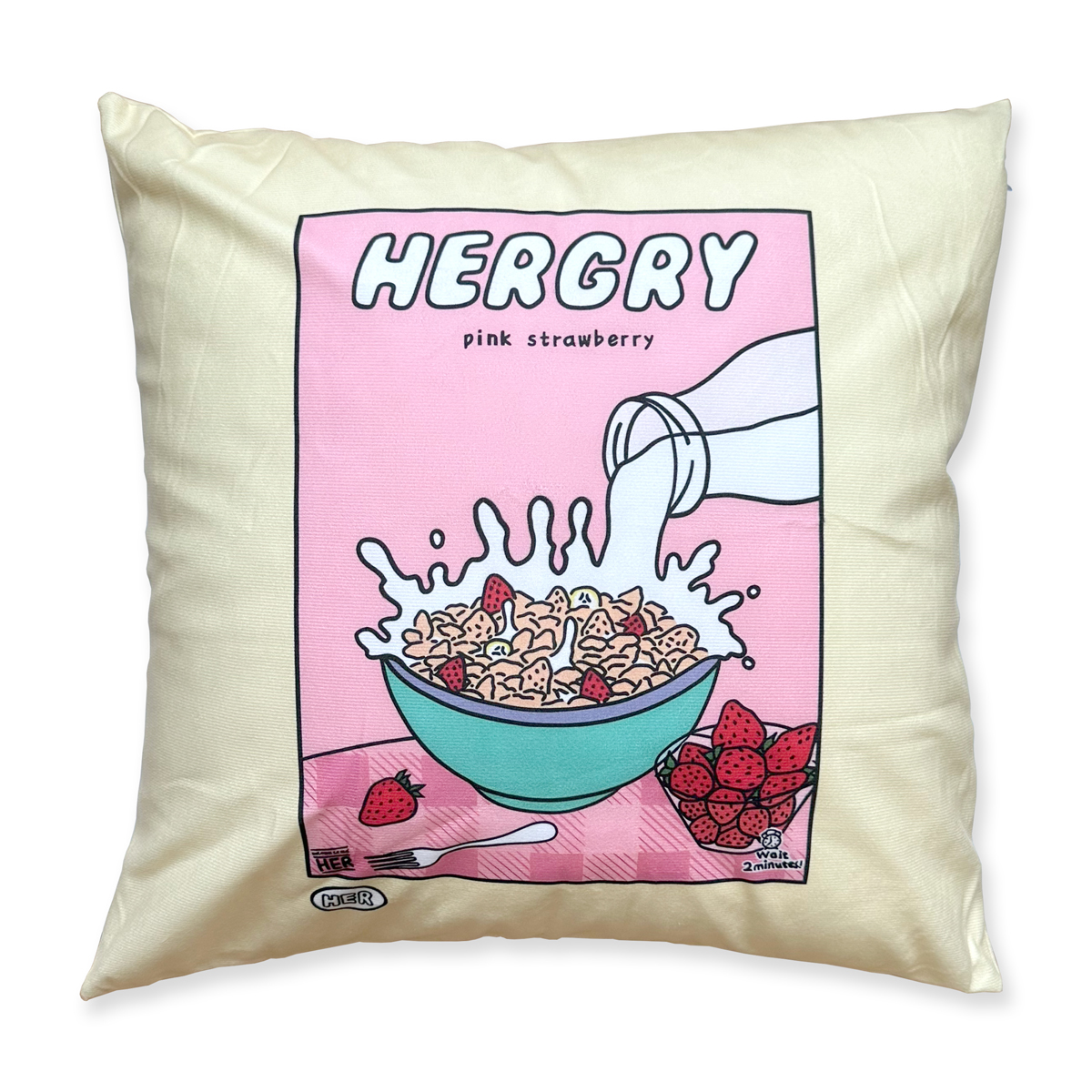 HERGRY ハルグリ クッションカバー 45×45cm 韓国 雑貨 ダイエット 食品