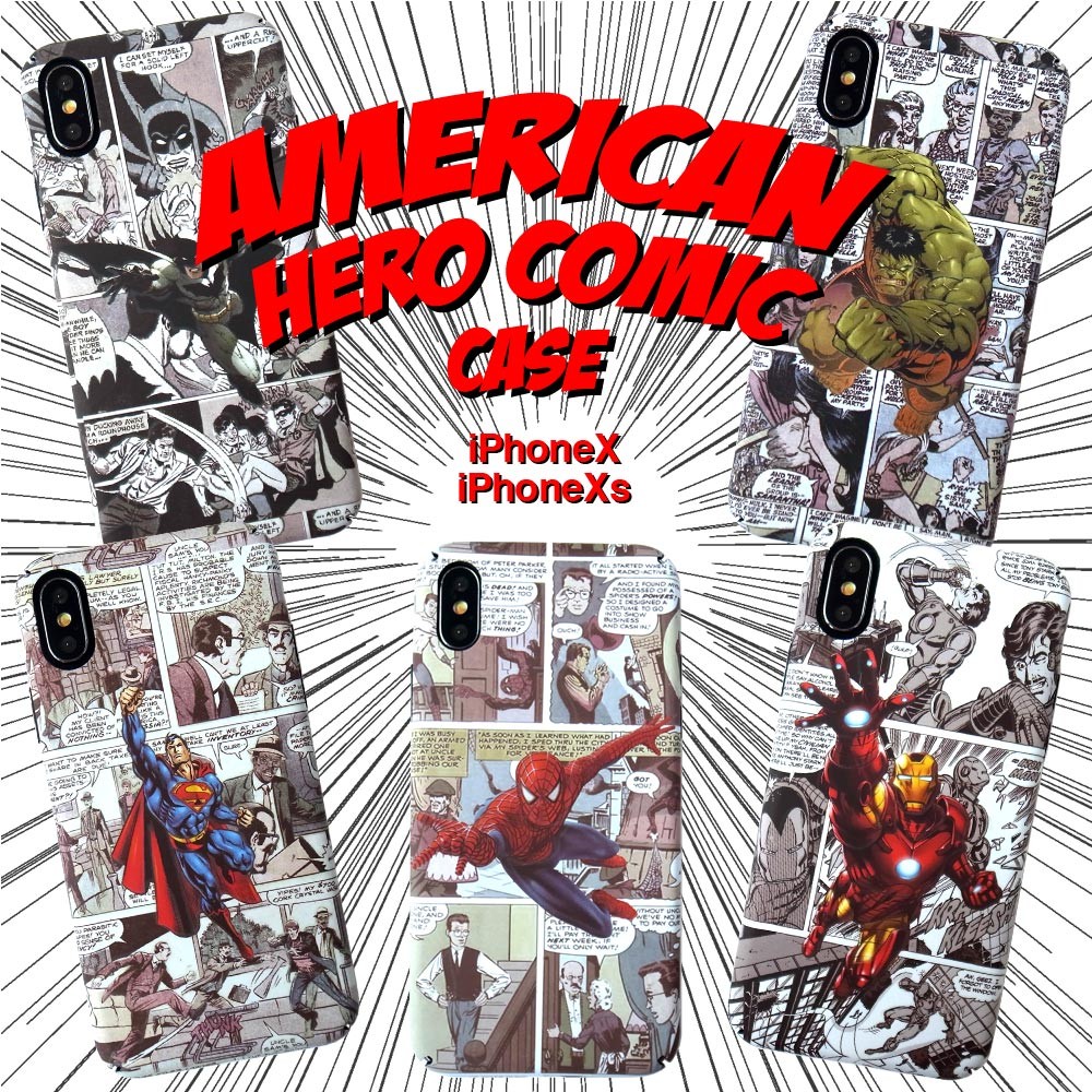 Sale アメコミ ヒーロー Iphonex Iphonexs ケース アイフォンケース アイアンマン バットマン スパイダーマン スーパーマン ハルク Hero Ix 01 Lupo 通販 Yahoo ショッピング