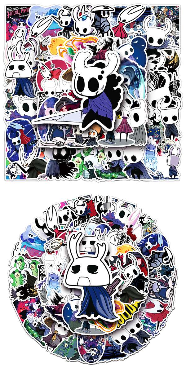 Hollow Knight 50枚セット PVC 防水 シール ホロウナイト ゲーム
