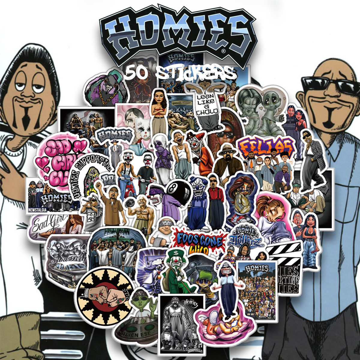 HIPHOP ヒップホップ ステッカー 53枚セット PVC 防水 シール ラッパー