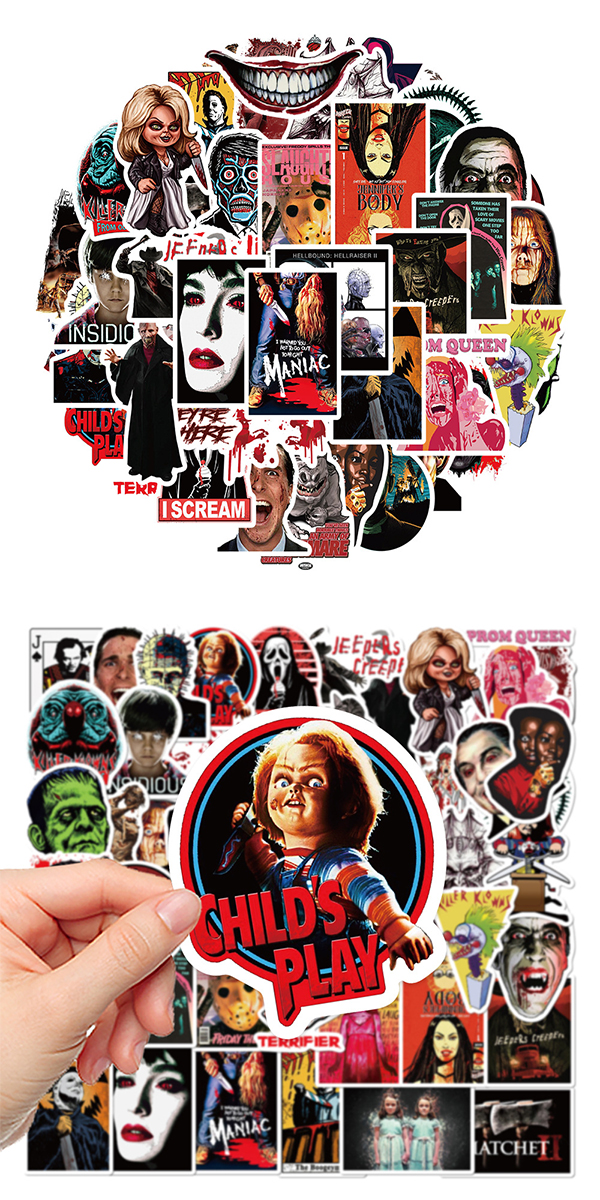  ホラー映画 ステッカー3