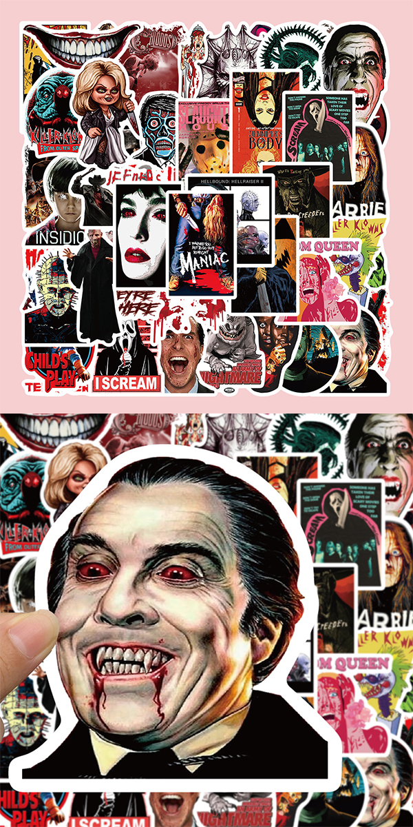  ホラー映画 ステッカー4