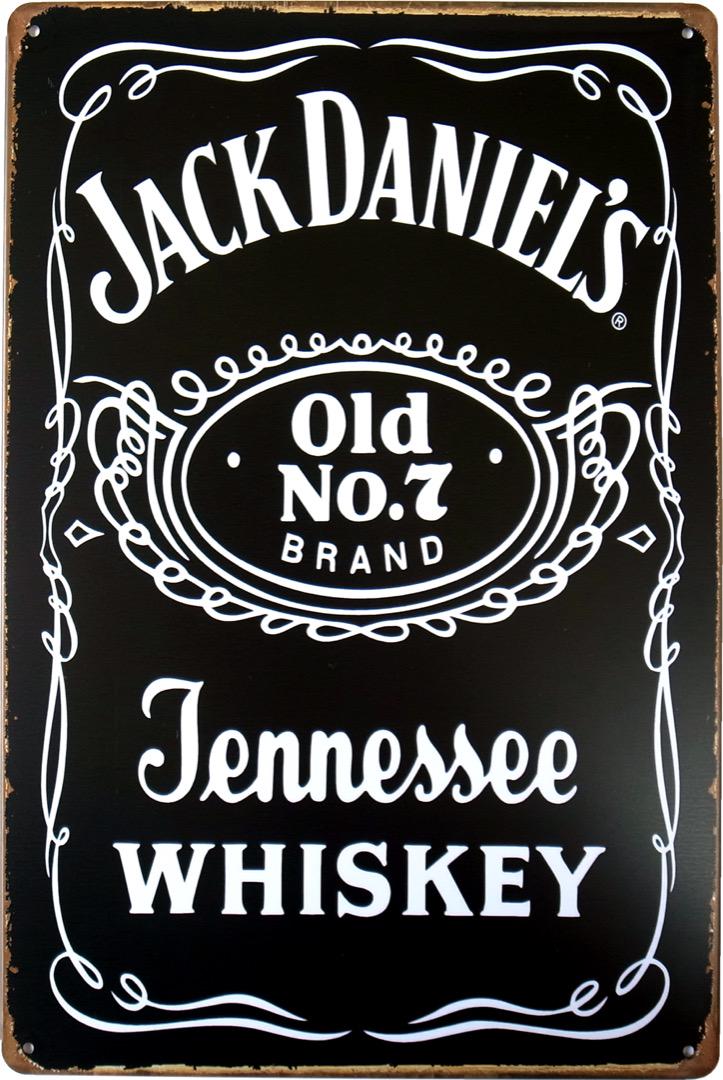 ジャックダニエル Jack Daniel's ブリキ看板 20cm×30cm アメリカン雑貨 サインボード サインプレート バー レストラン