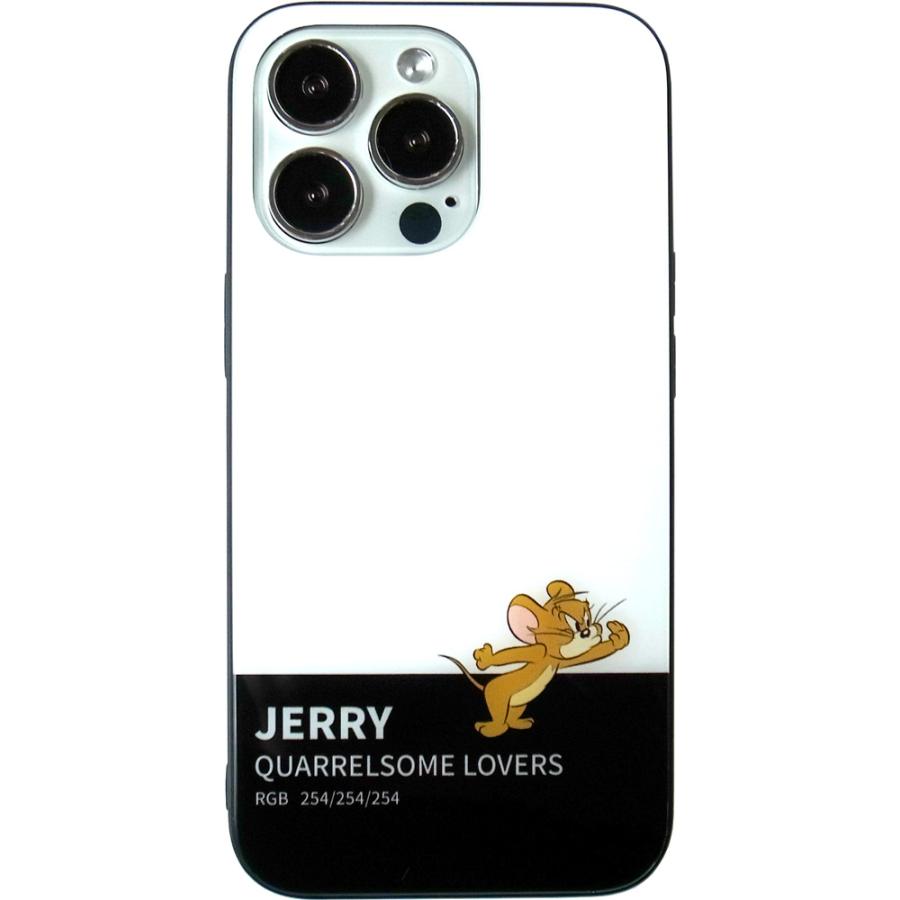 トムとジェリー 白黒 iPhone14 iPhone13 ケース Pro miniにも対応 アイフォンケース カバー 液晶保護フィルム付き｜lupo｜03