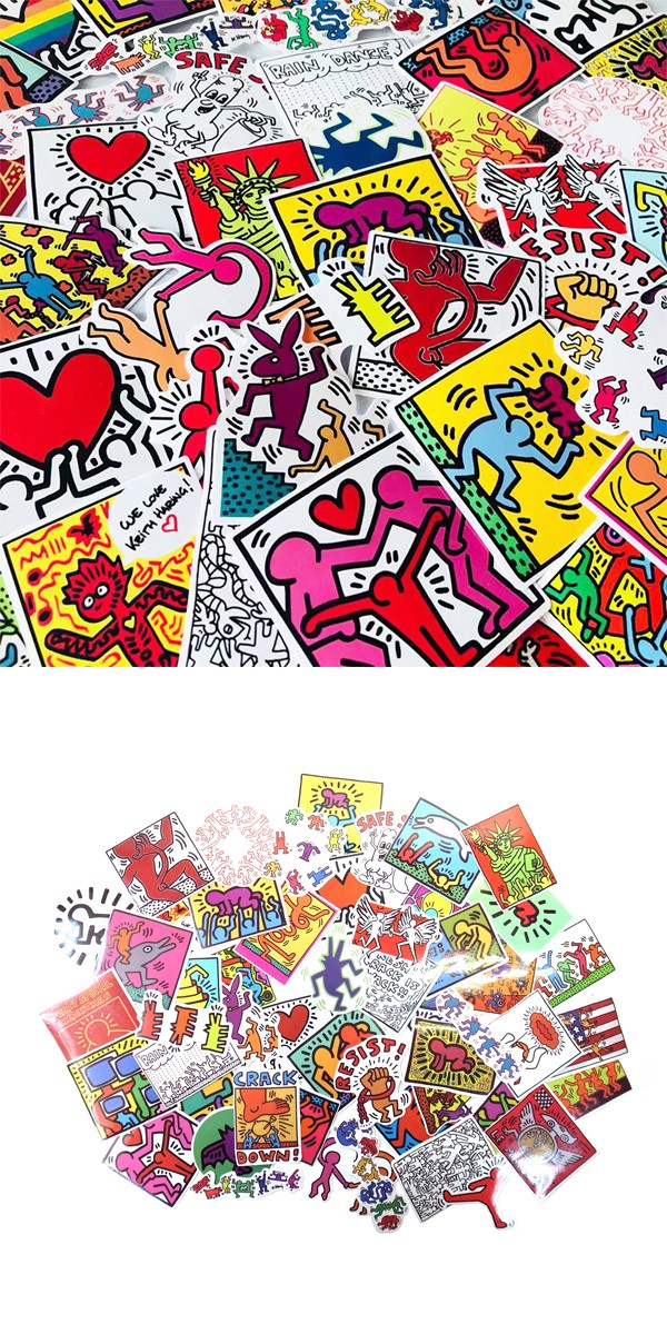 Sale キースヘリング ステッカー 45枚セット Pvc 防水 シール Keith Haring ポップアート Keith45st 01 Lupo 通販 Yahoo ショッピング