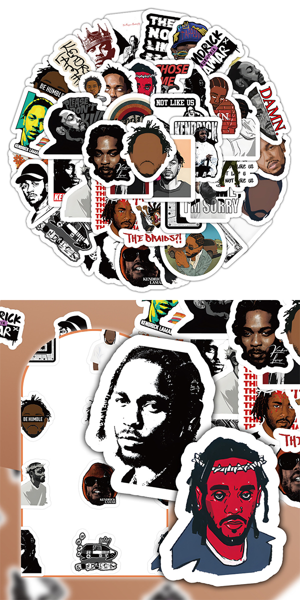 【値引不可】RAPMADE Kendrick Lamar ステッカー 値引不可】RAPMADE Kendrick Lamar ステッカー