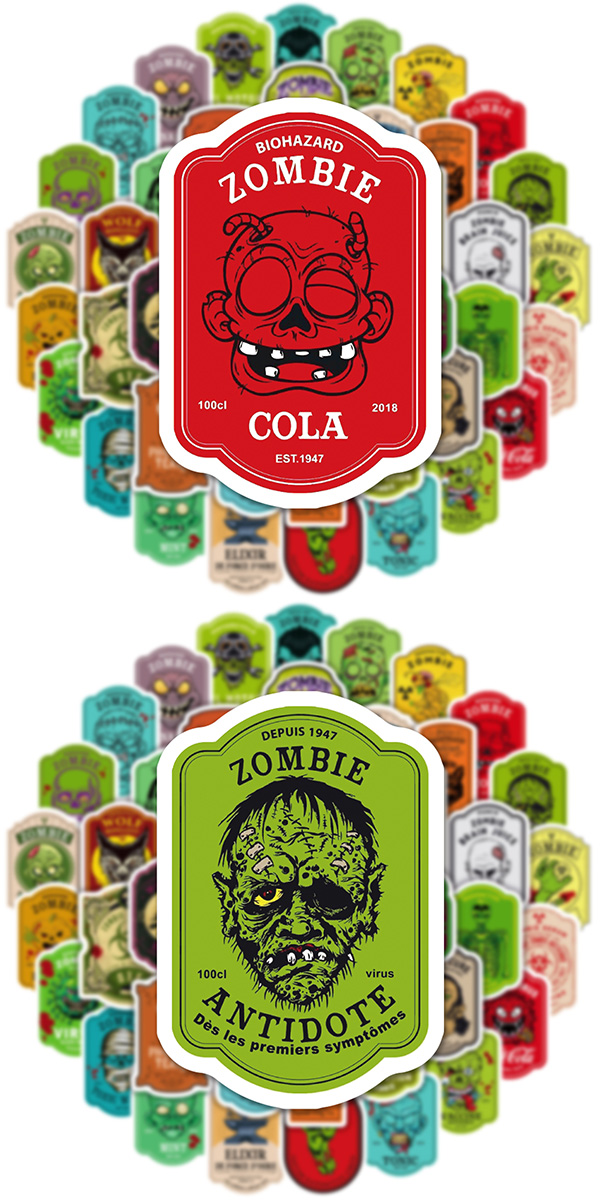  モンスターラベル ステッカー3