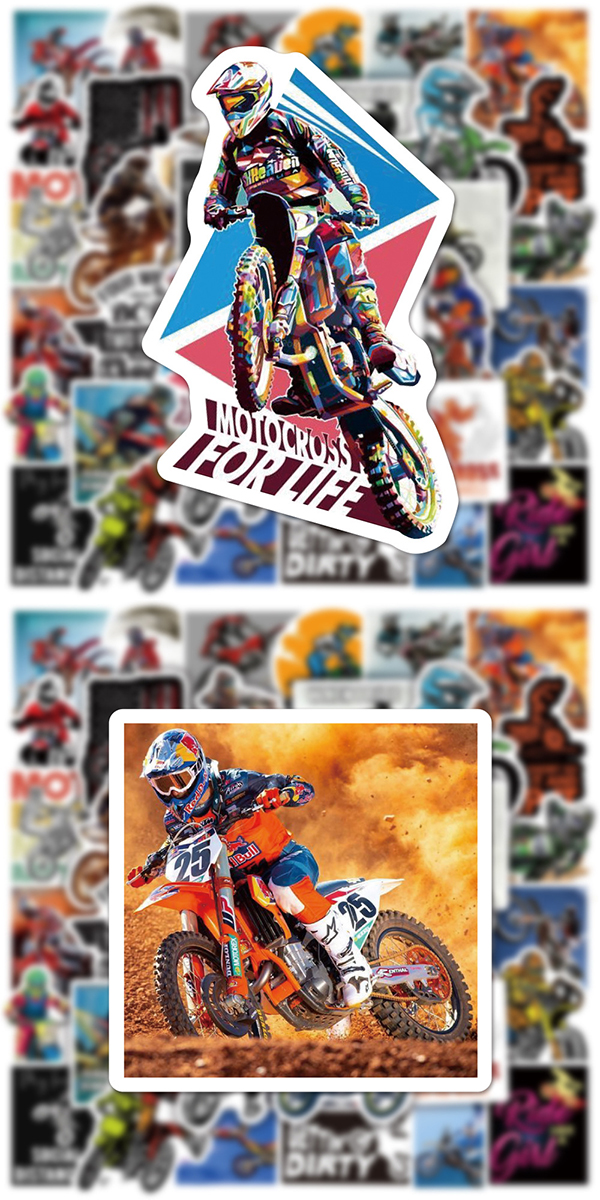 モトクロスステッカー3
