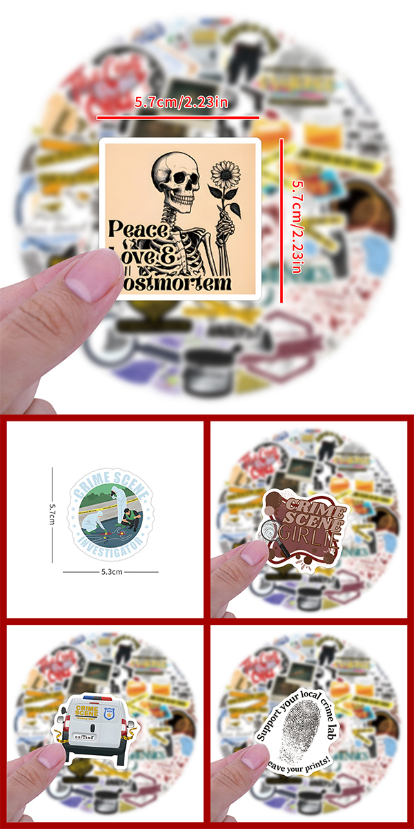  殺人現場 ステッカー3