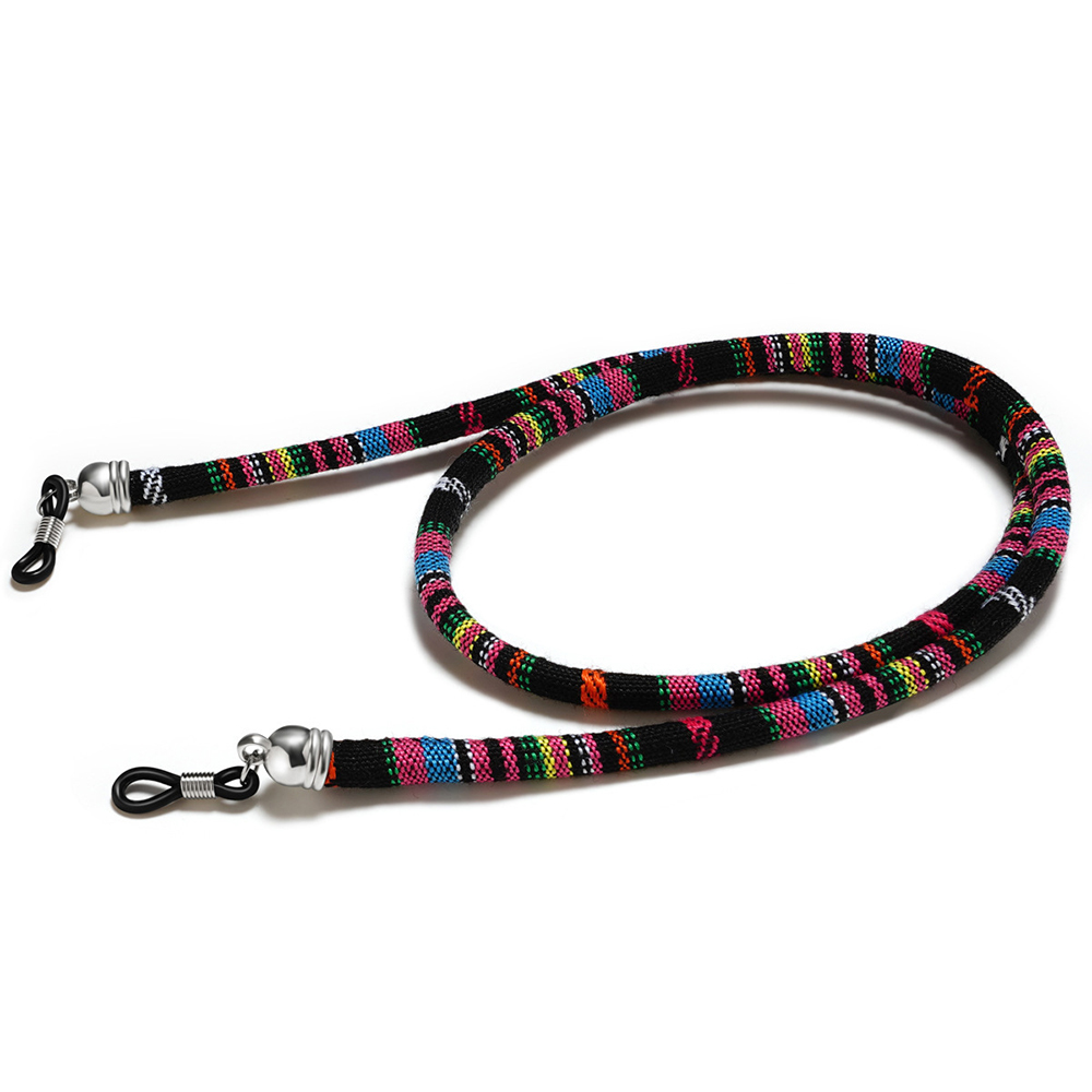 ネイティブ グラスコード 全5色 グラスチェーン メガネコード めがね 眼鏡 サングラス メガネホルダー ストラップ アウトドア 民族柄 エスニック オルテガ | ブランド登録なし | 03