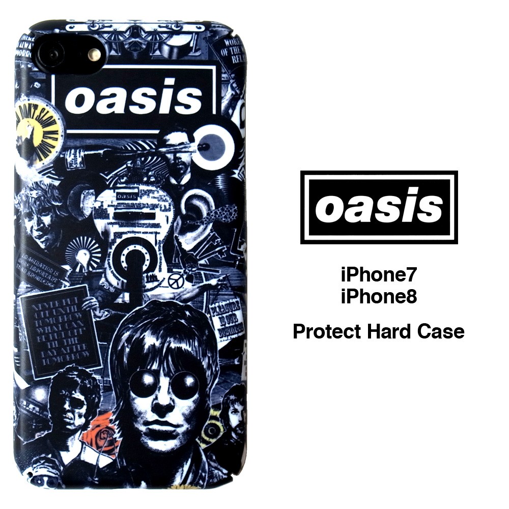 オアシス Oasis Iphonese2 Iphone8 Iphone7 ハードケース 液晶フィルム付き アイフォンケース ロック バンド Oasis I7 01 Lupo 通販 Yahoo ショッピング