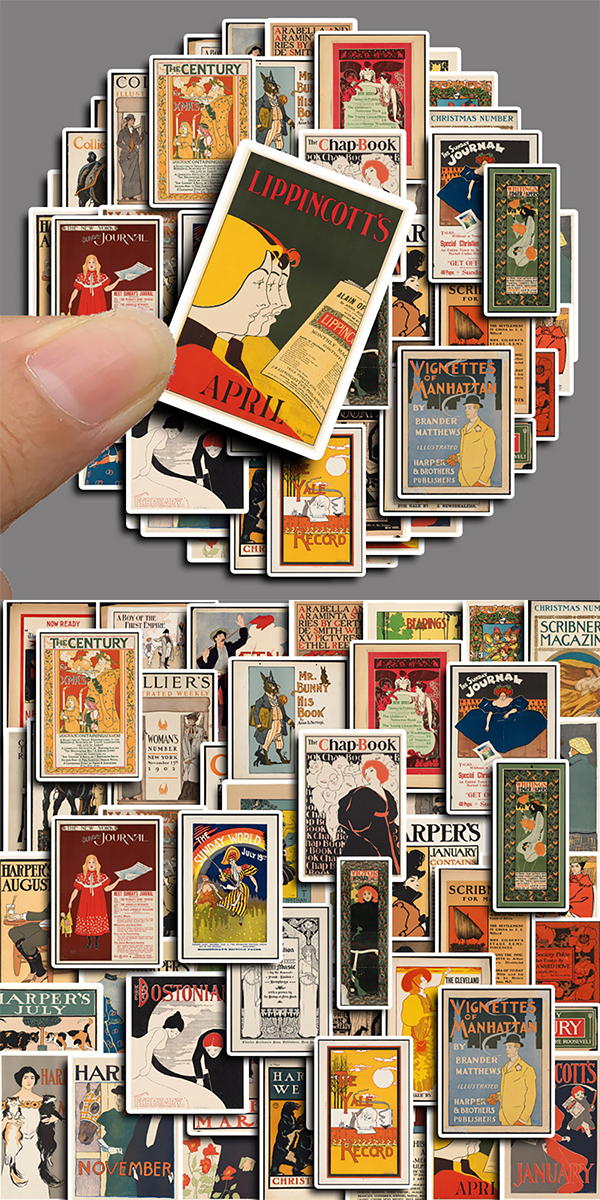  ヴィンテージアートステッカー4