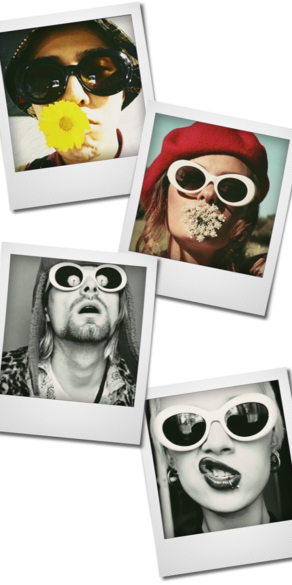 オーバルサングラス13"