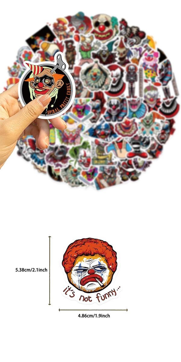  ピエロ ステッカー3