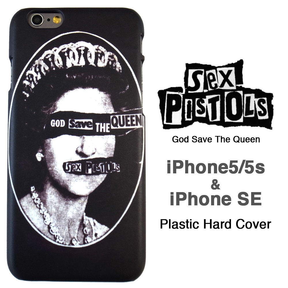 SALE セックス ピストルズ Sex Pistols iPhone5s iPhoneSE 両モデル対応 ハードケース 液晶フィルム付き パンク  ロック バンド iPhoneケース