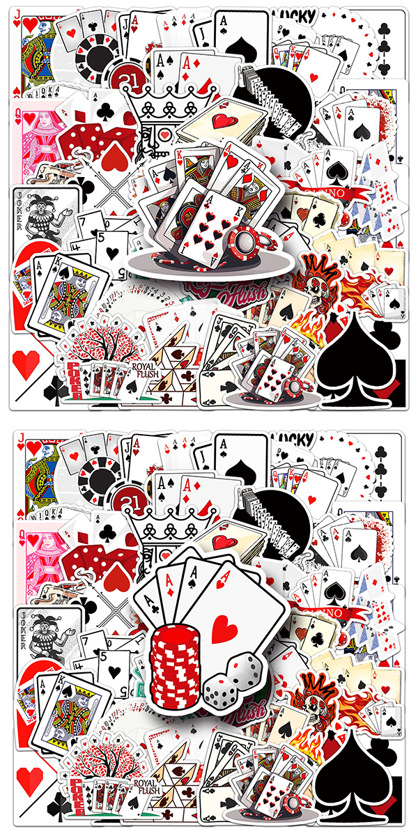 ポーカー ステッカー3