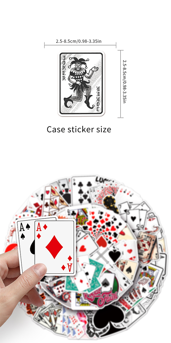 ポーカー ステッカー5