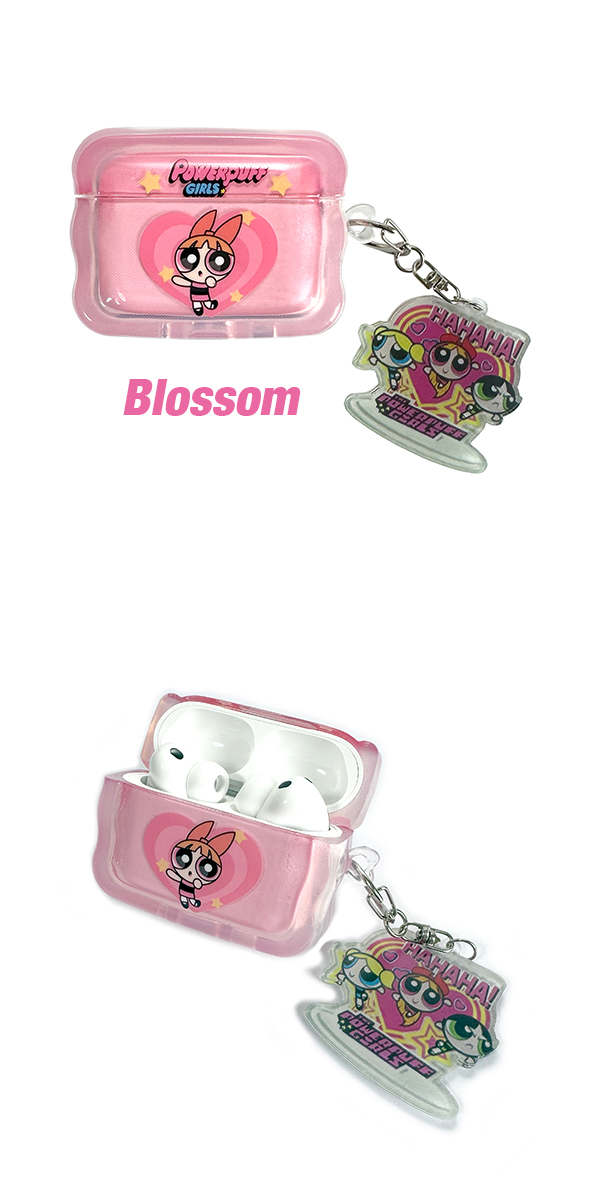 パワーパフガールズ AirPods Pro 第3世代 ケース チャーム付き The