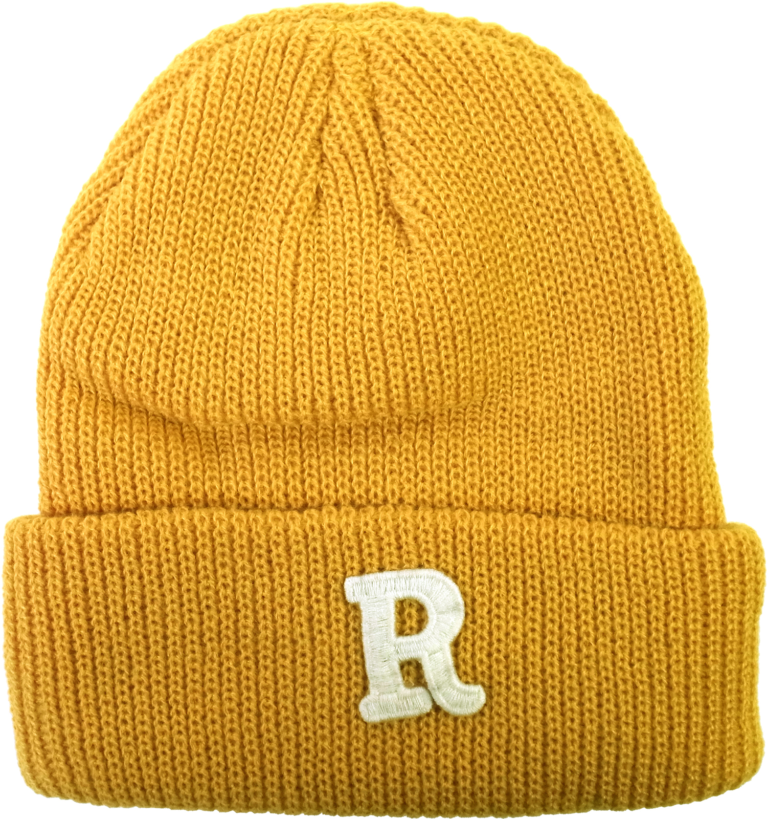 R ニットキャップ 全6色 ニット帽 帽子 刺繍 ワッチキャップ