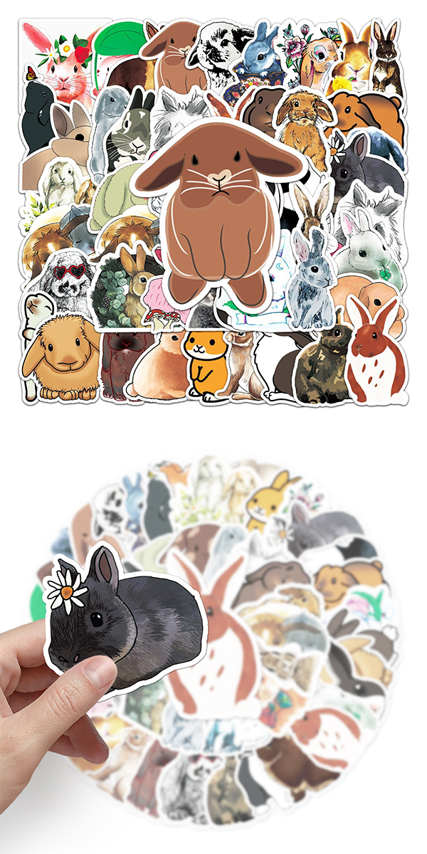  うさぎステッカー5