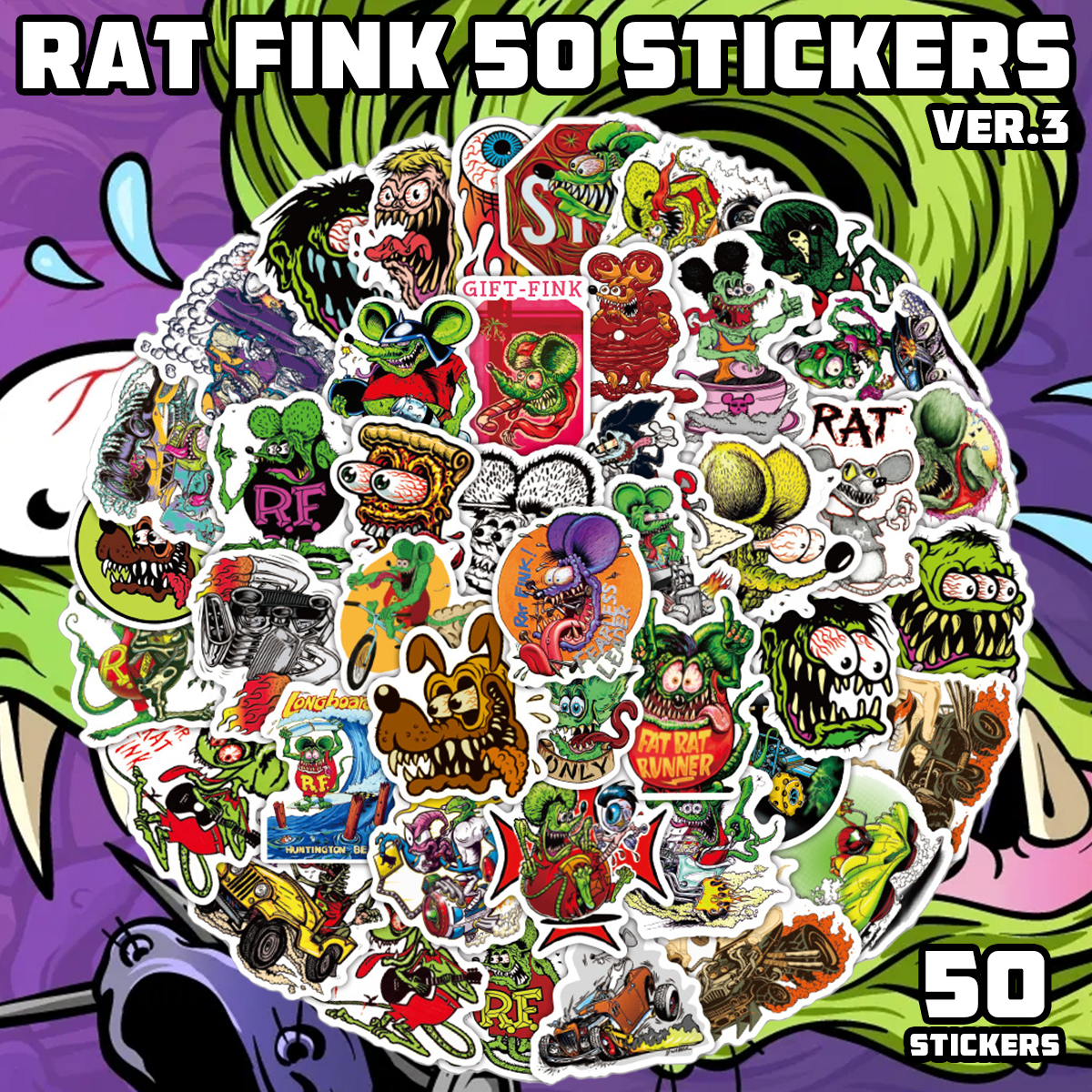  ラットフィンクver.3 ステッカー1