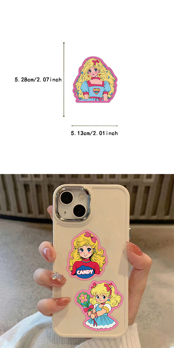  レトロ ポップイラスト ステッカー4