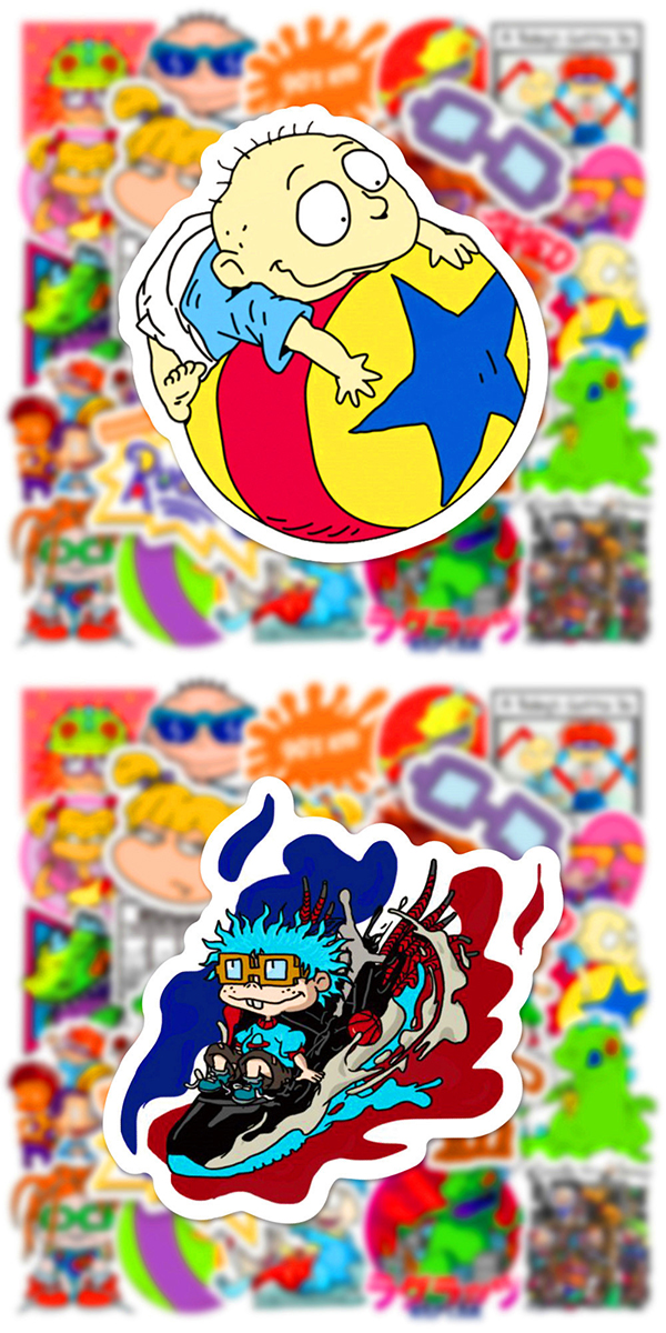 ラグラッツ ステッカー 50枚セット PVC 防水 シール 大量 Rugrats