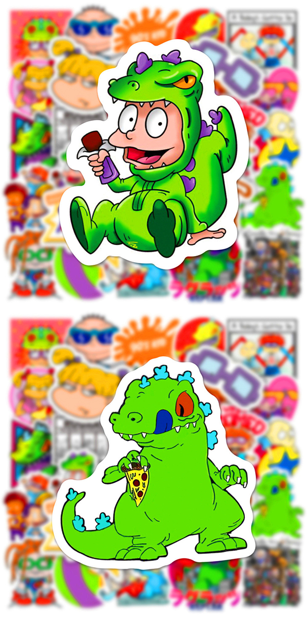ラグラッツ ステッカー 50枚セット PVC 防水 シール 大量 Rugrats