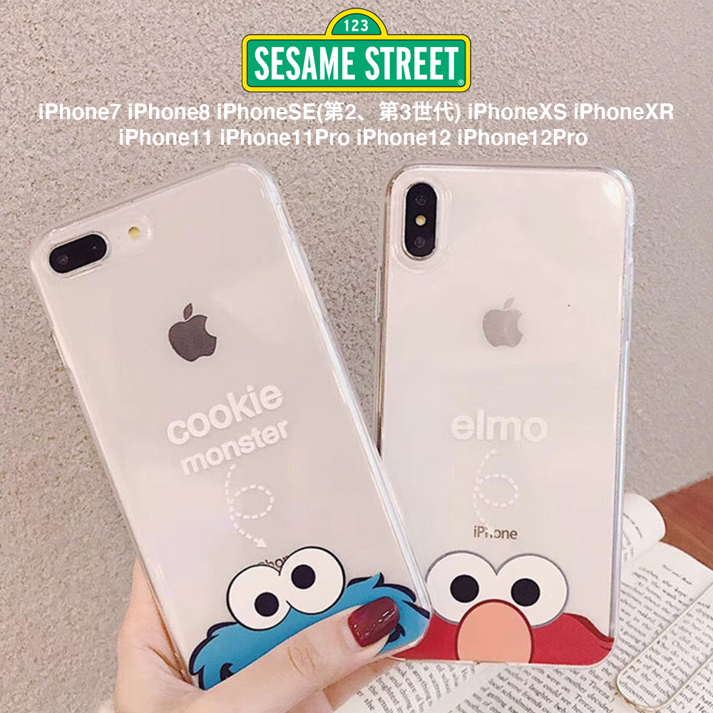 セサミストリート iPhone クリア ケース Sesame Street iPhone12