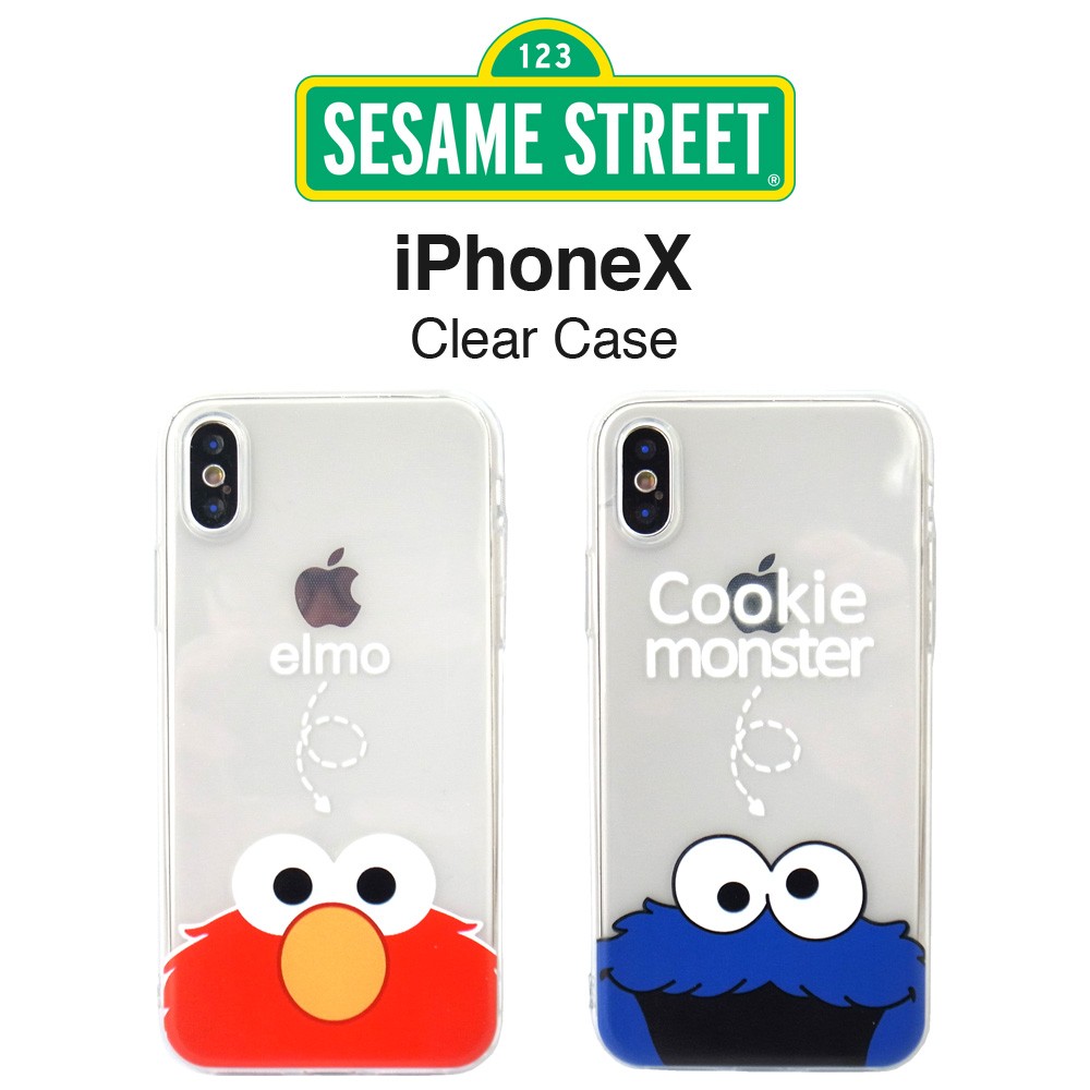 SALE セサミストリート Sesame Street iPhoneX iPhoneXs クリア ケース エルモ クッキーモンスター  :sesame-ix-01:LUPO - 通販 - Yahoo!ショッピング