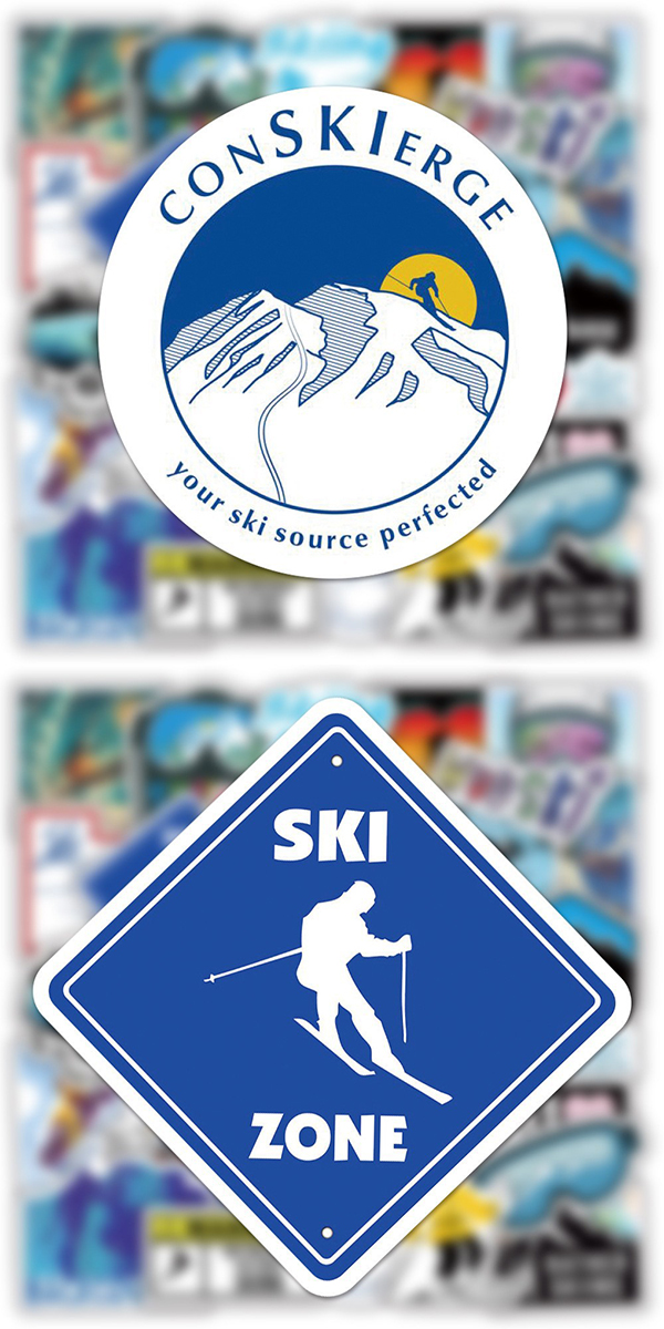 スキー ステッカー3