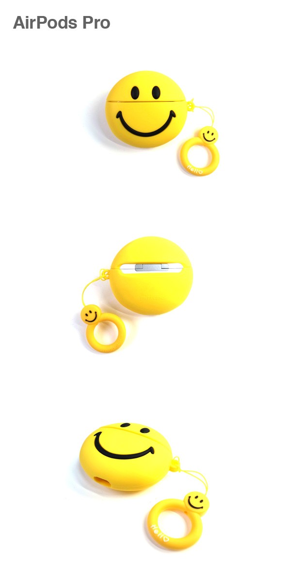 スマイルAirPodsケース_5