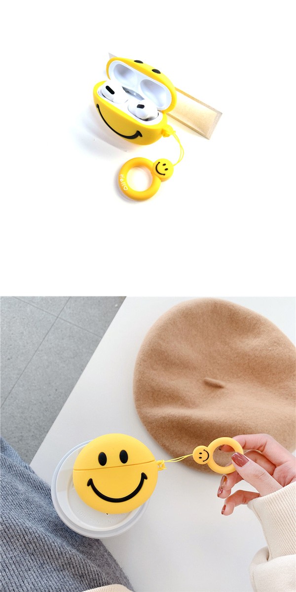 スマイルAirPodsケース_6