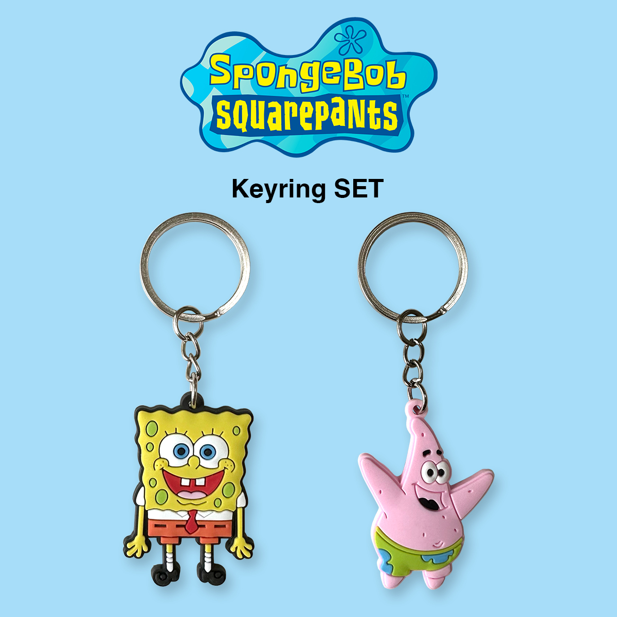 SpongeBob スポンジボブ キーホルダー セット キーリング パトリック