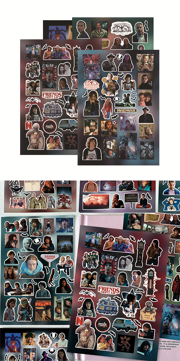  ストレンジャーシングス シート ステッカー2