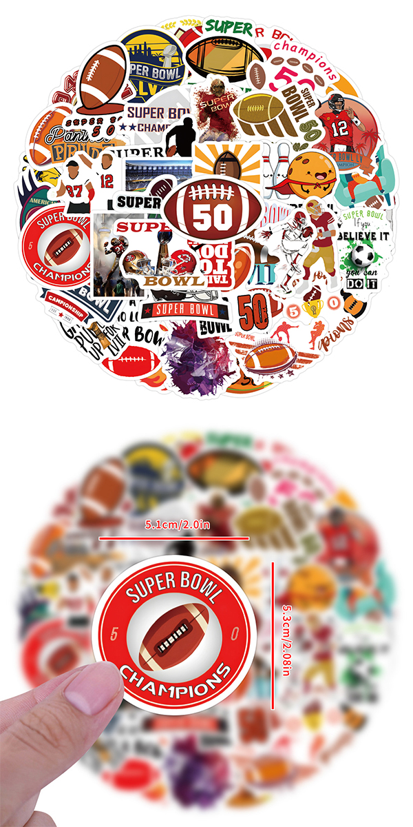 アメフト ステッカー3