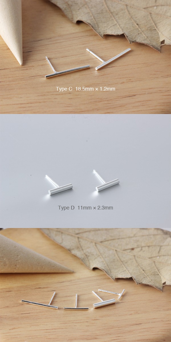 T字ピアスピアス4"