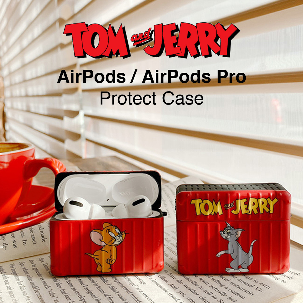 トムとジェリー ボックス型 AirPods AirPodsPro ケース エアポッズ カバー ワイヤレス イヤホン ヘッドホン iPhone  :tombox-pods-01:LUPO - 通販 - Yahoo!ショッピング