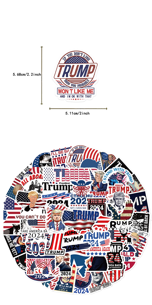  ドナルドトランプ ステッカー4